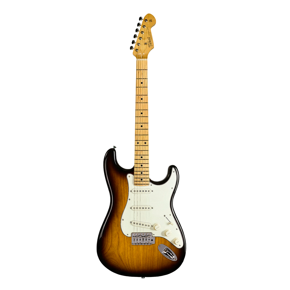 Goldstar SSS - 2-Tone Sunburst / Alder / Maple / Nickel / White Pickguard