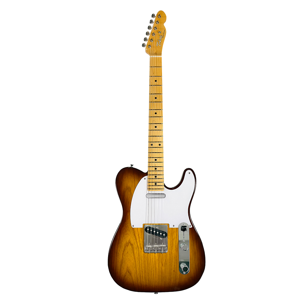 Breezysound - 2-Tone Sunburst / Alder / Maple / Nickel / White Pickguard