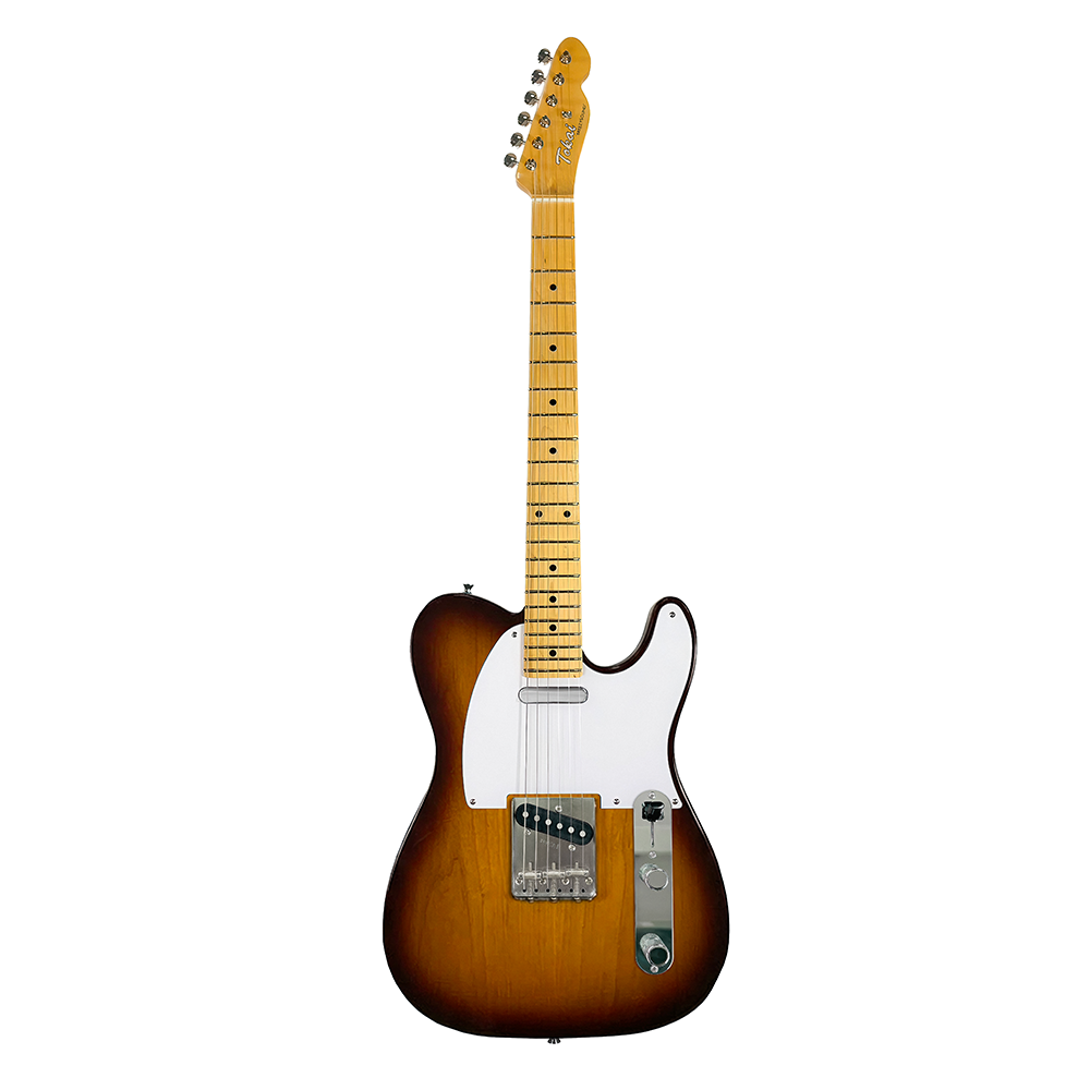 Breezysound - 2-Tone Sunburst / Alder / Maple / Nickel / White Pickguard