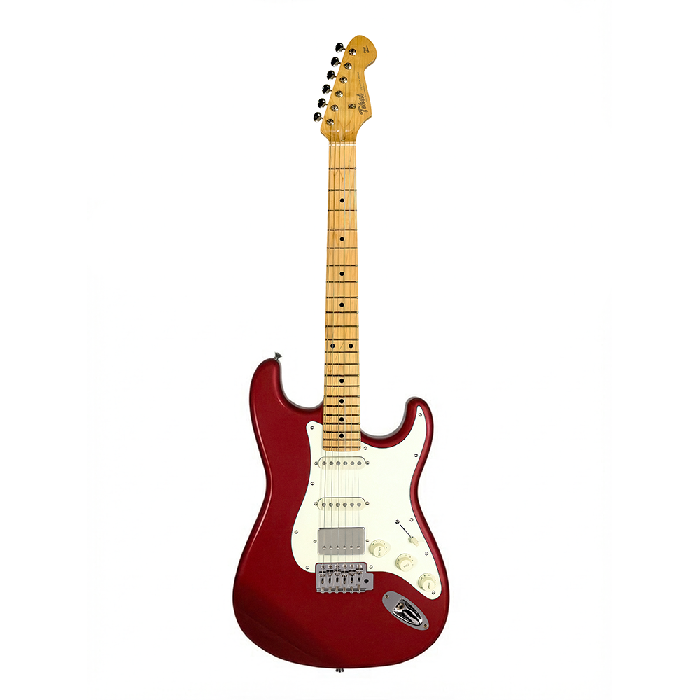 Goldstar HSS: Vintage Candy Apple Red / Alder Body / Nickel Hardware / Maple / White Pickguard